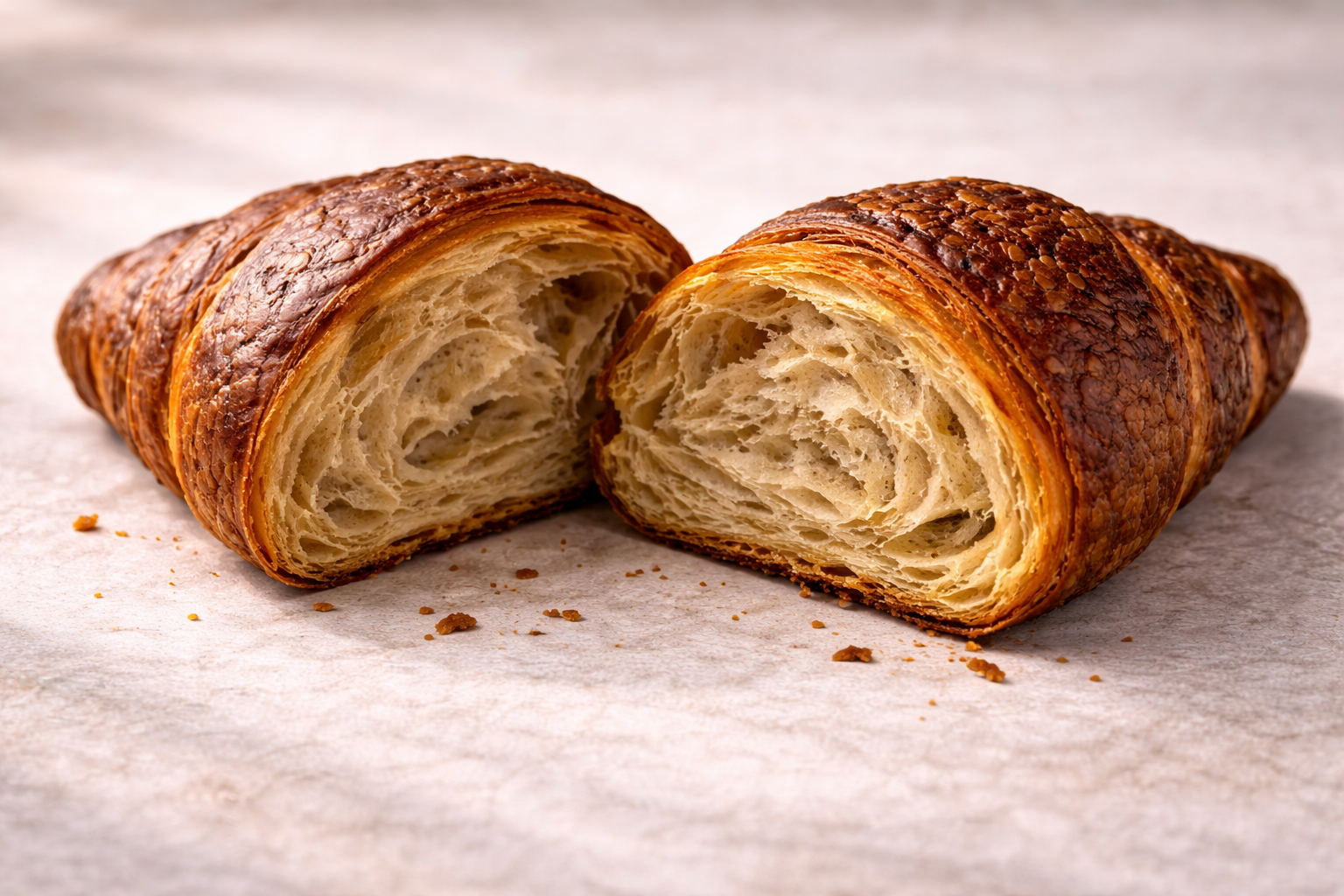 كرواسون كيتو سادة/ Plain Keto Croissants