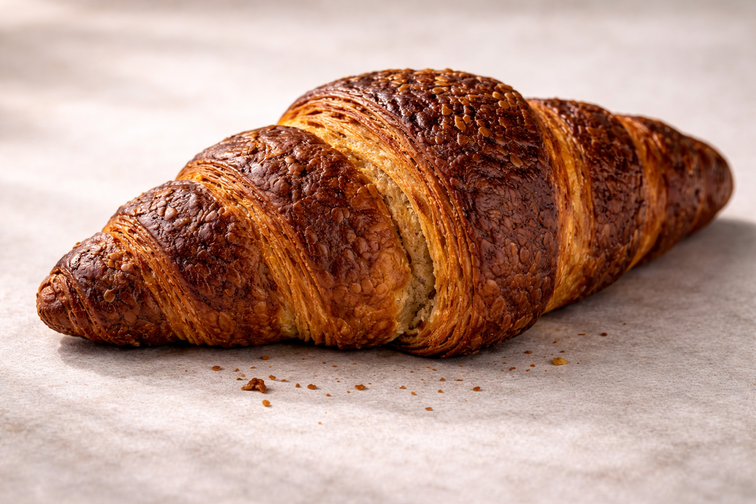 كرواسون كيتو سادة/ Plain Keto Croissants